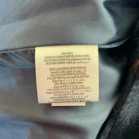 BCBGeneration Double-Breasted Plaid Coat, Created for Macy's - Picture 6 of 6